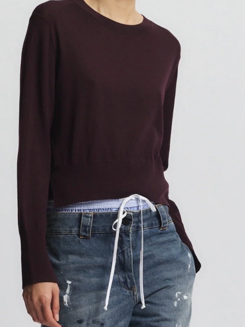 Saint Art NY Elodie Layered Crewneck